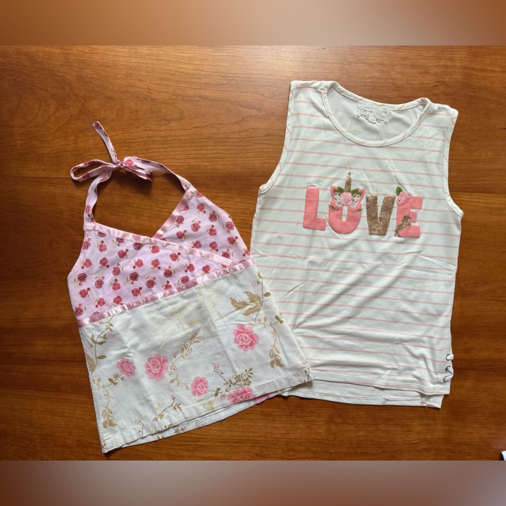 Girls sleeveless Tops Old Navy/ Btween size 10
